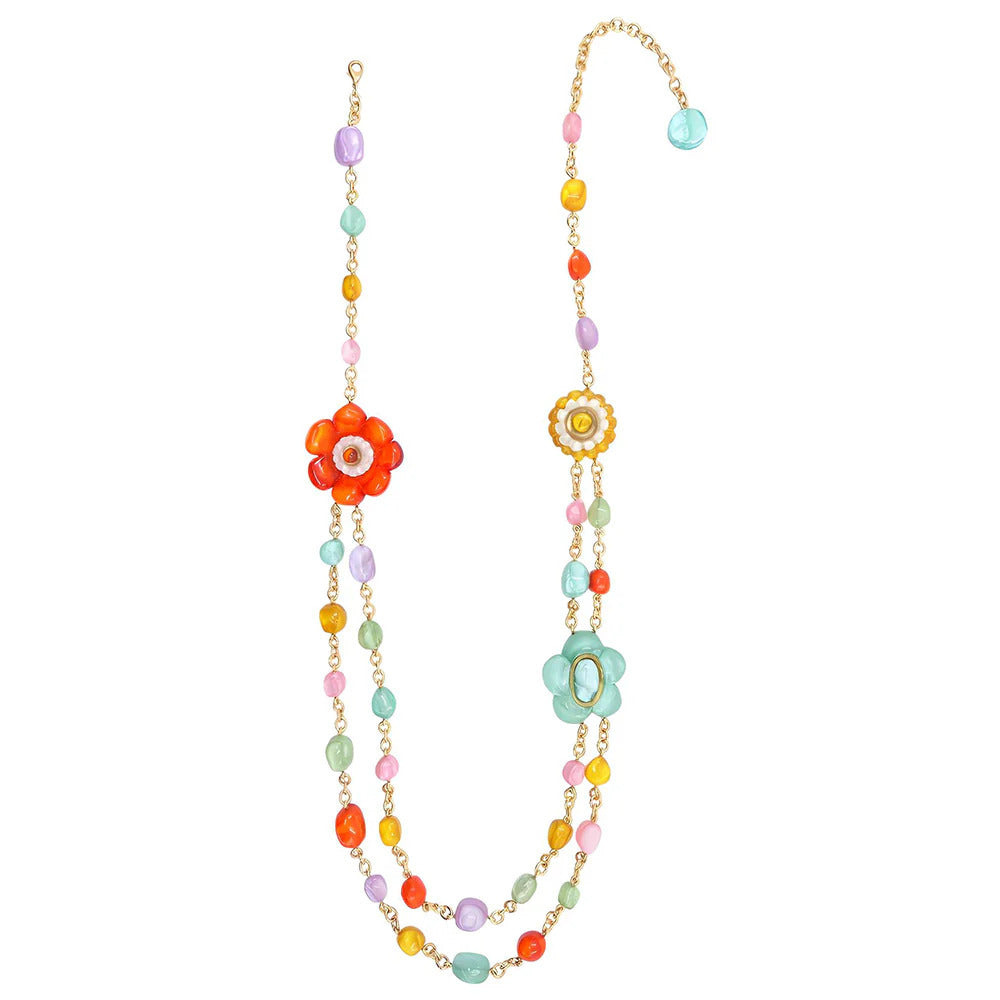 Della Necklace in Multi-Color