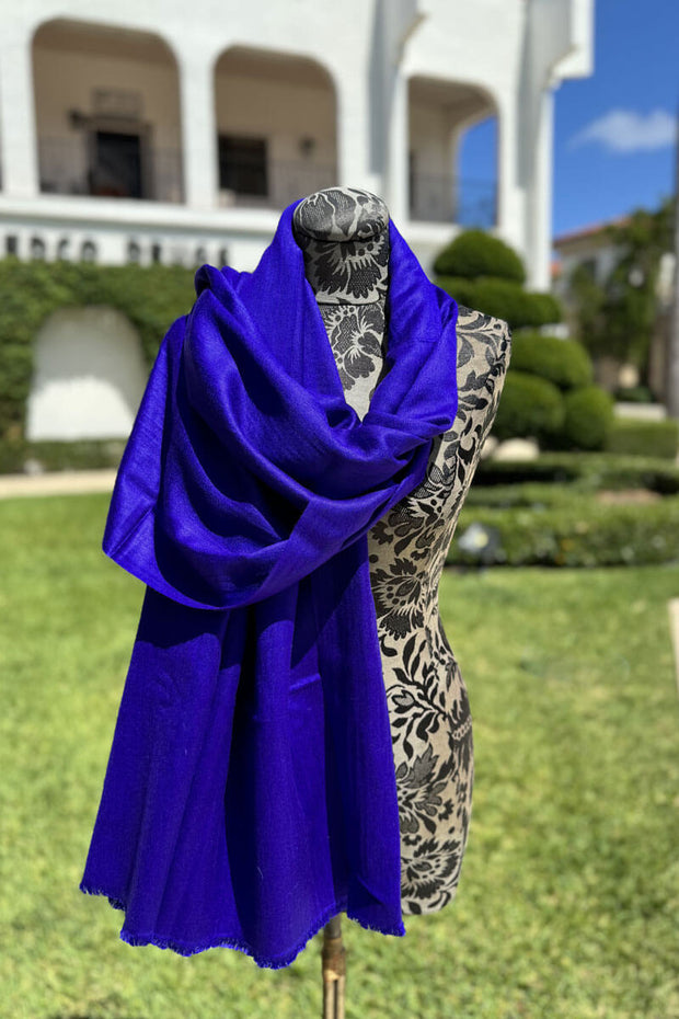 Sapphire Scarf available at Mildred Hoit in Palm Beach.