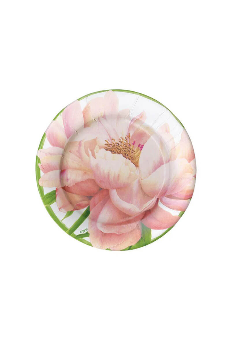 Caspari Chelsea Garden Paper Salad & Dessert Plates - Mildred Hoit
