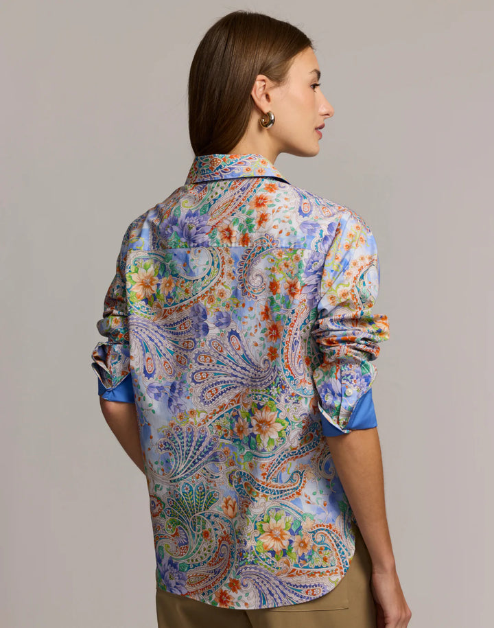 Margot Long Sleeve Floral Paisley Shirt - Mildred Hoit