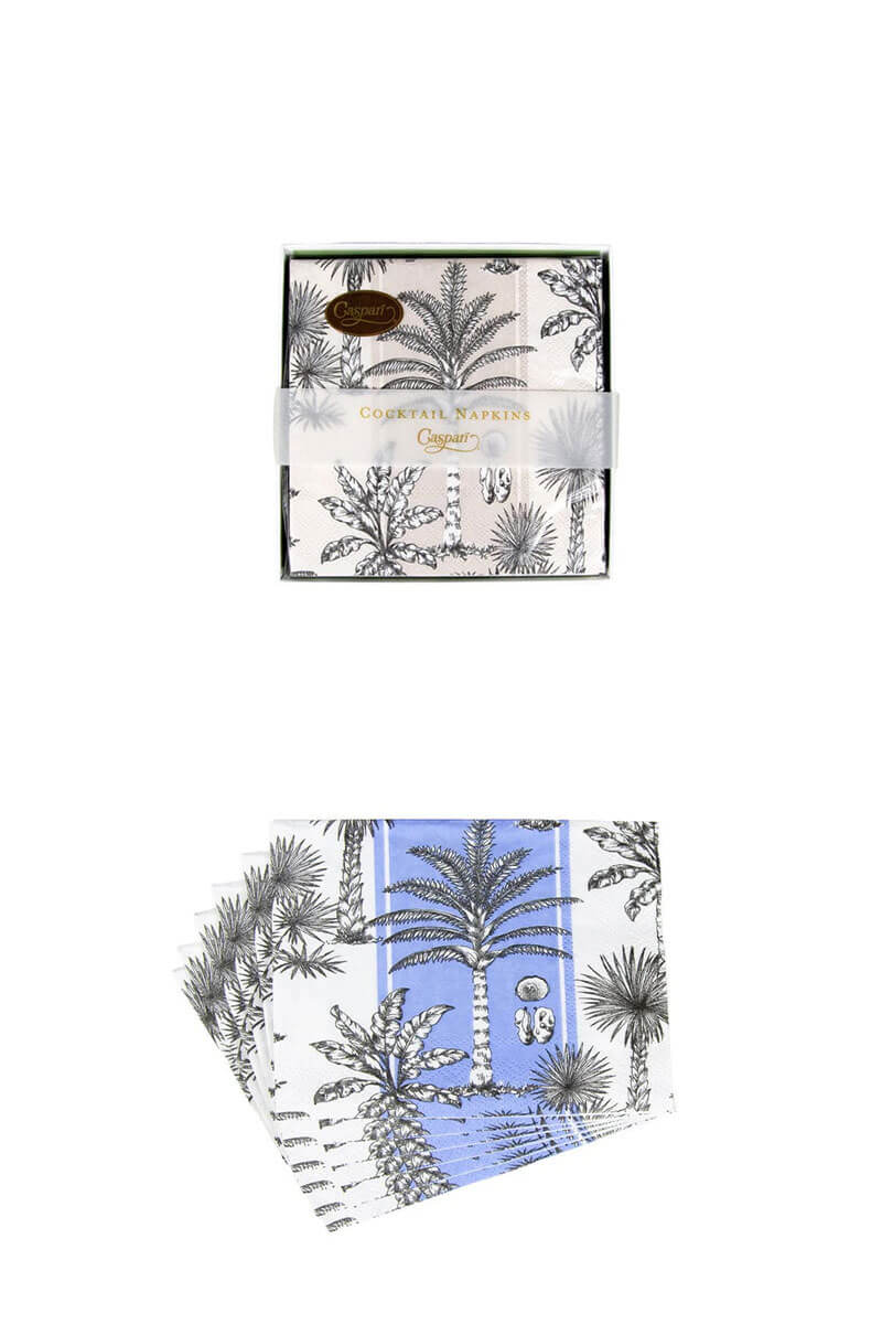 Caspari Southern Palms Napkin Set - Mildred Hoit