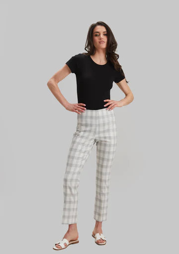 Peace of Cloth Laguna Plaid Annie Pant - Mildred Hoit