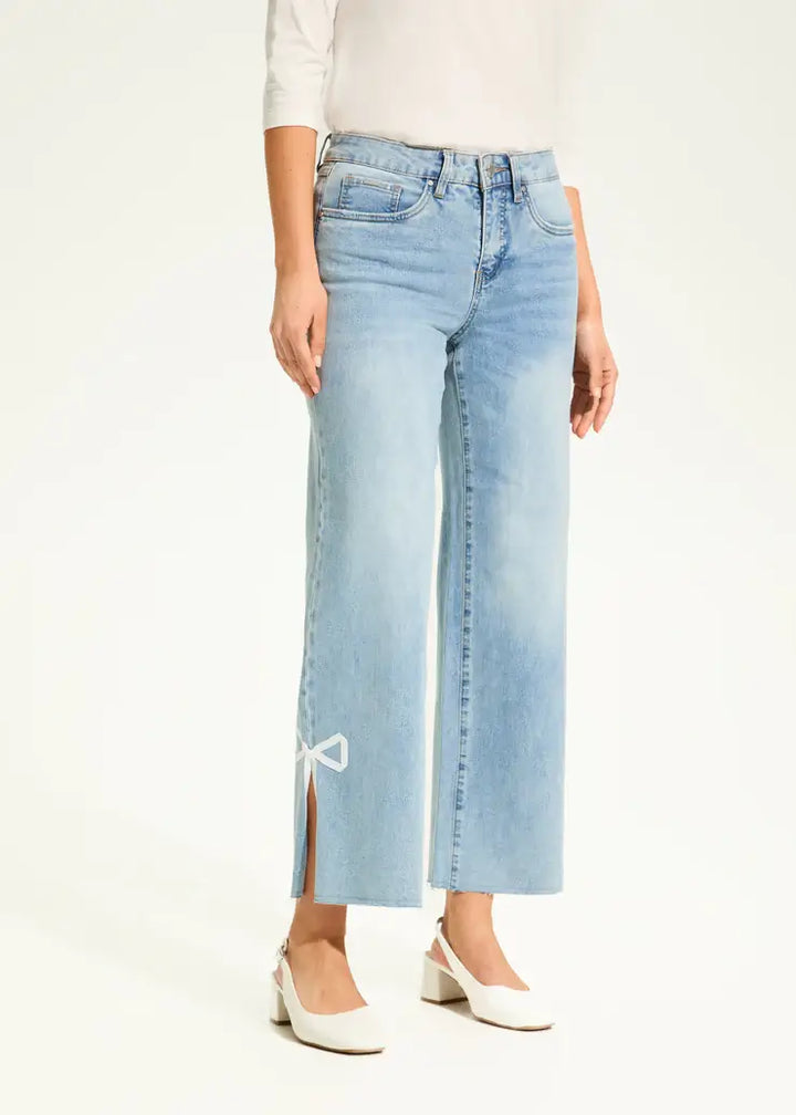 Olivia Wide Ankle Denim Jeans - Mildred Hoit