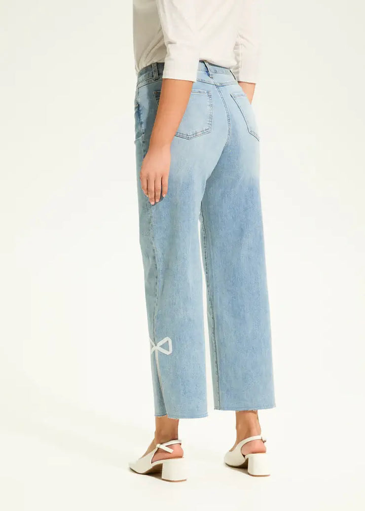 Olivia Wide Ankle Denim Jeans - Mildred Hoit