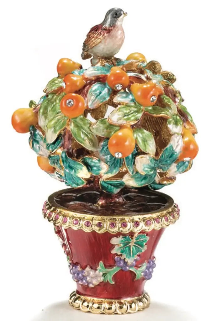 Partridge in a Pear Tree Trinket Box - Mildred Hoit