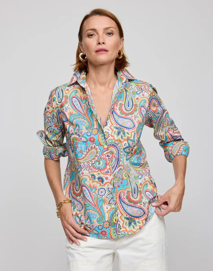 Hinson Wu Margot Top in Multi - Mildred Hoit
