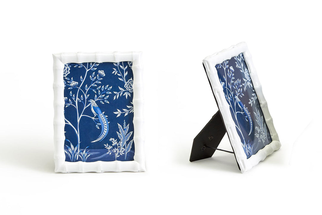 Aviary High Gloss Faux Bamboo Photo Frame: 5" X 7"