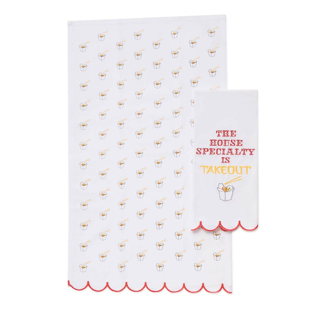 House Specialty is Takeout Set of 2 Dish Towels