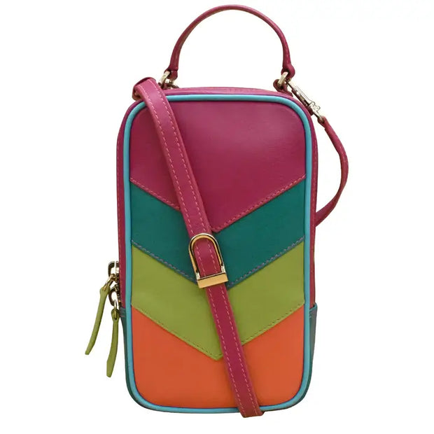 Crossbody Phone Bag in Paradise available at Mildred Hoit in Palm Beach.