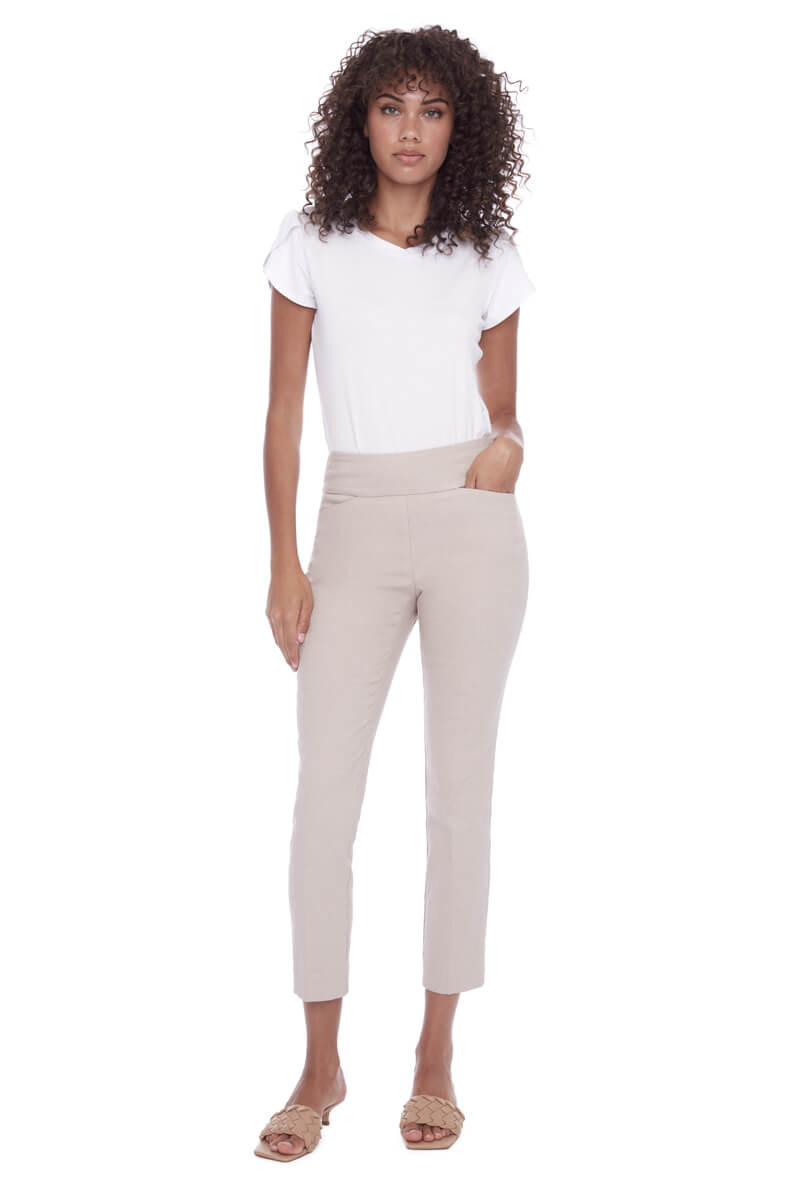 Up! Loom Pants in Stone available at Mildred Hoit in Palm Beach.