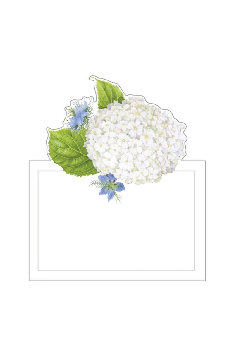White Blooms Placecards - Mildred Hoit
