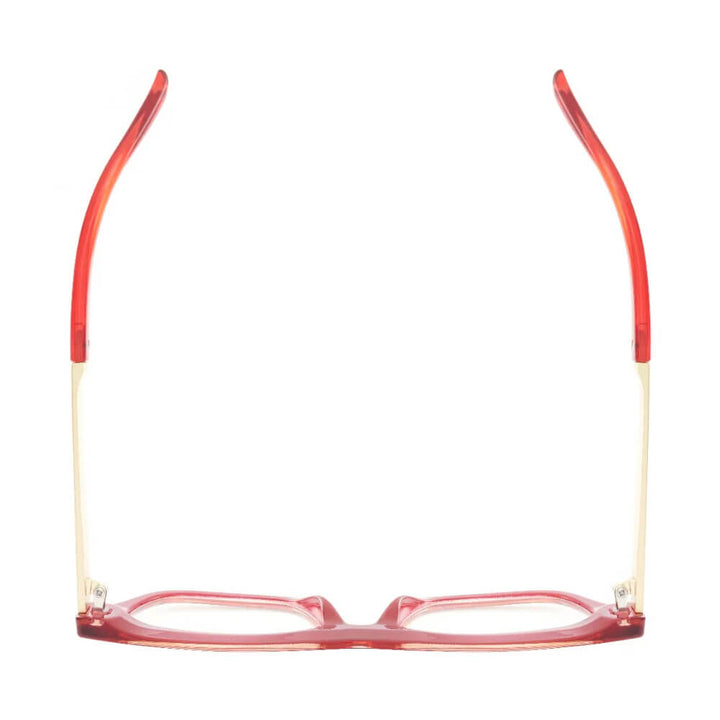 Alexa Blue Light Readers in Red with Gold - Mildred Hoit