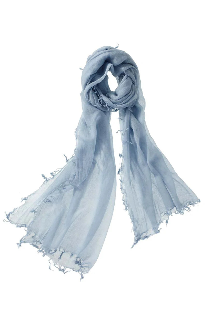 Alta Cashmere Shawl in Frost available at Mildred Hoit