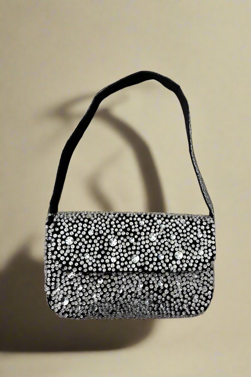 Shoulder Dazzle Glam Bag available at Mildred Hoit in Palm Beach.