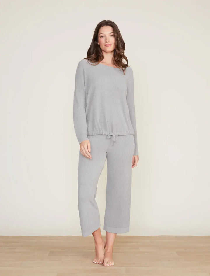 CozyChic Ultra Lite Slouchy Pullover in Dove Grey - Mildred Hoit