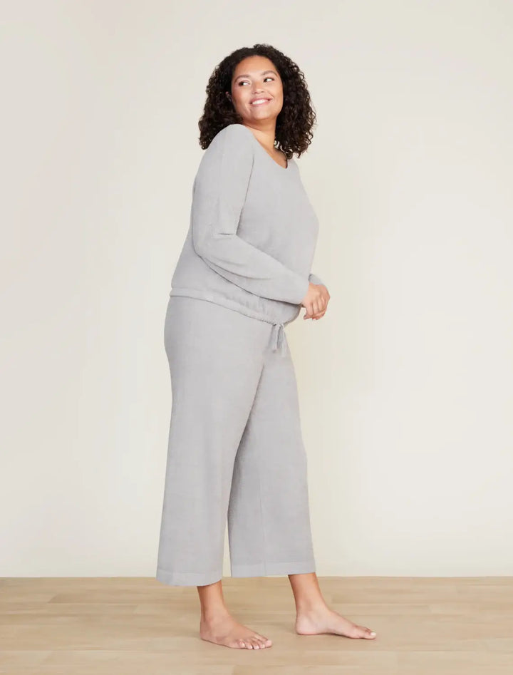 CozyChic Ultra Lite Slouchy Pullover in Dove Grey - Mildred Hoit