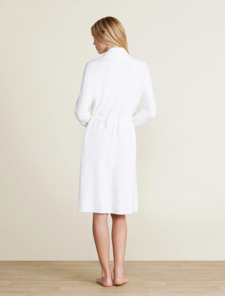 Barefoot Dreams Ribbed Robe in Sea Salt