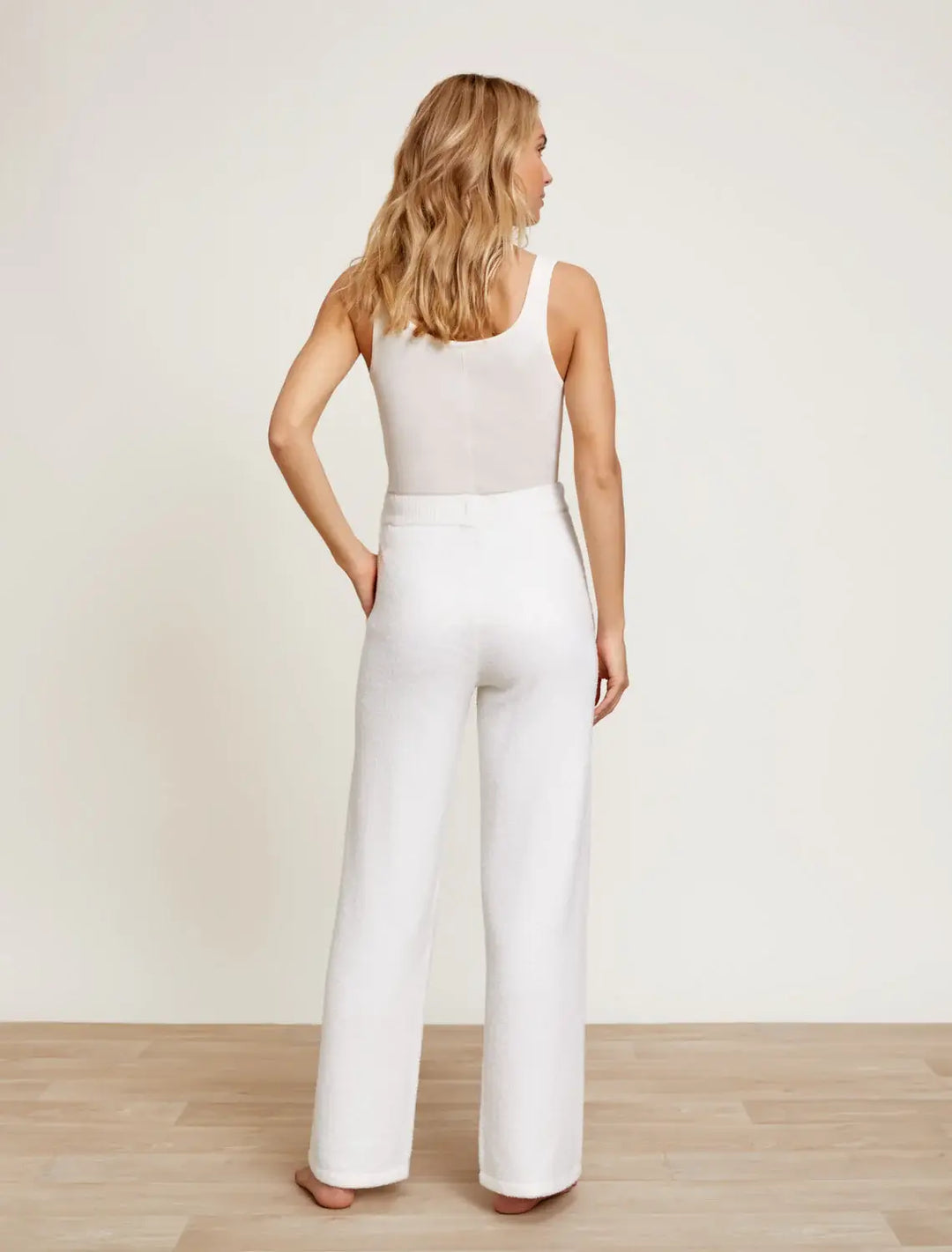 CozyChic Lite Patch Pocket Long Pant in Pearl - Mildred Hoit