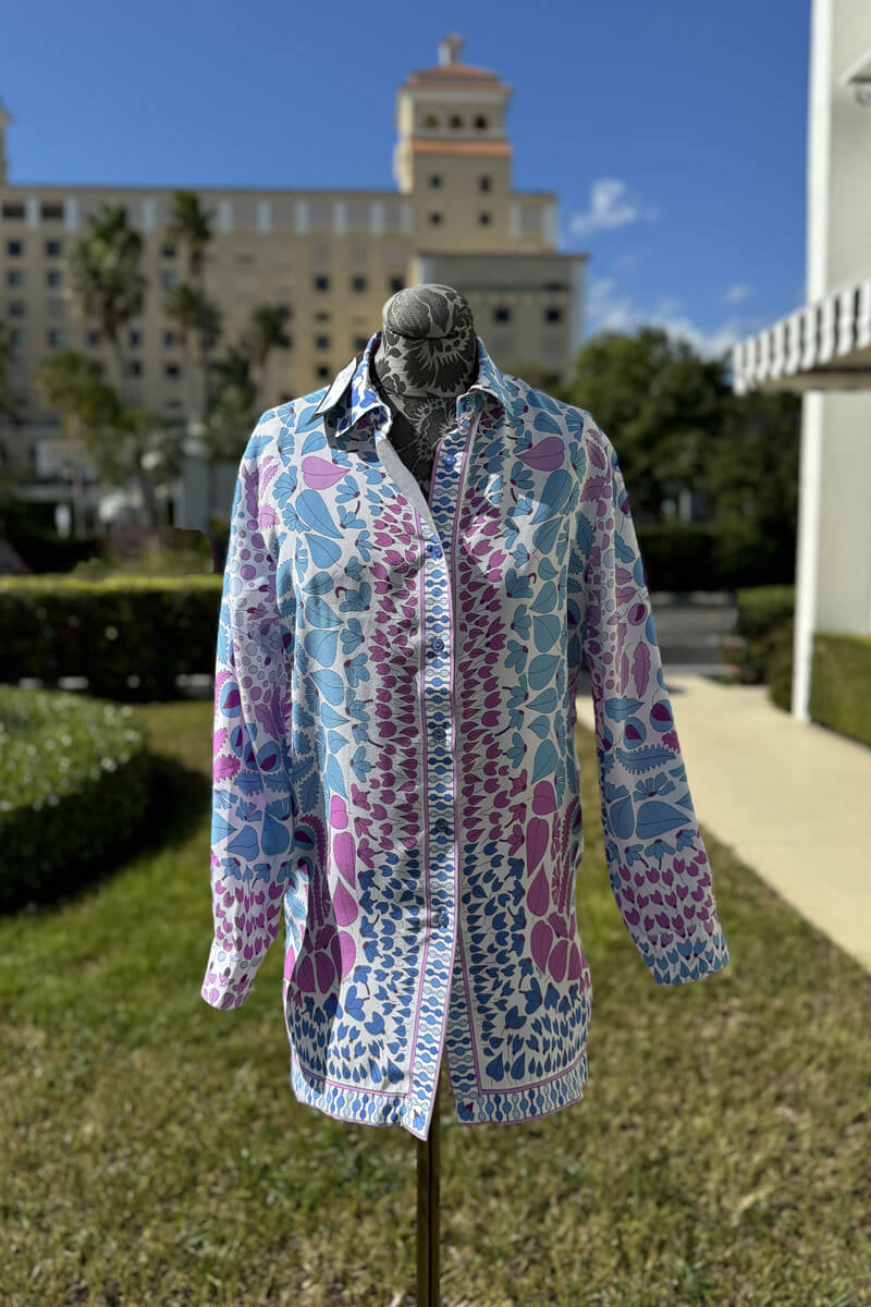 Averardo Bessi Silk Tunic in Sofia 026 - Mildred Hoit
