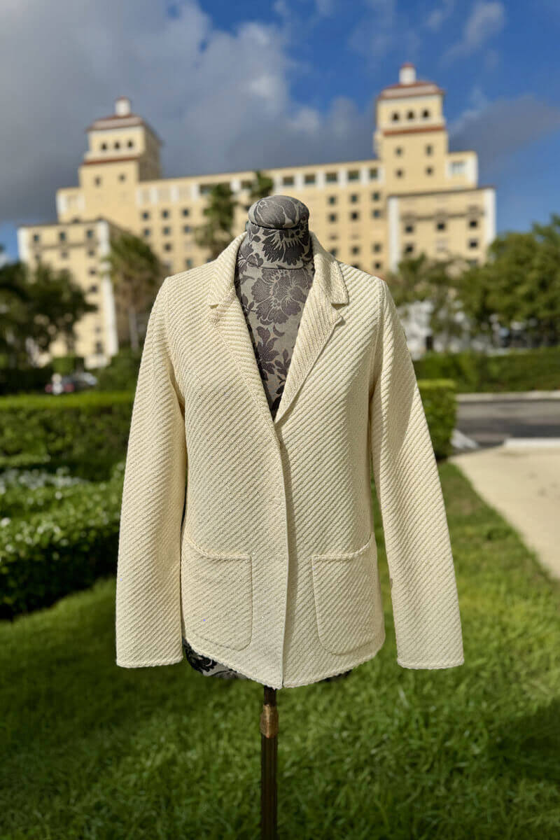 Bruno Manetti Yellow Blazer Jacket - Mildred Hoit