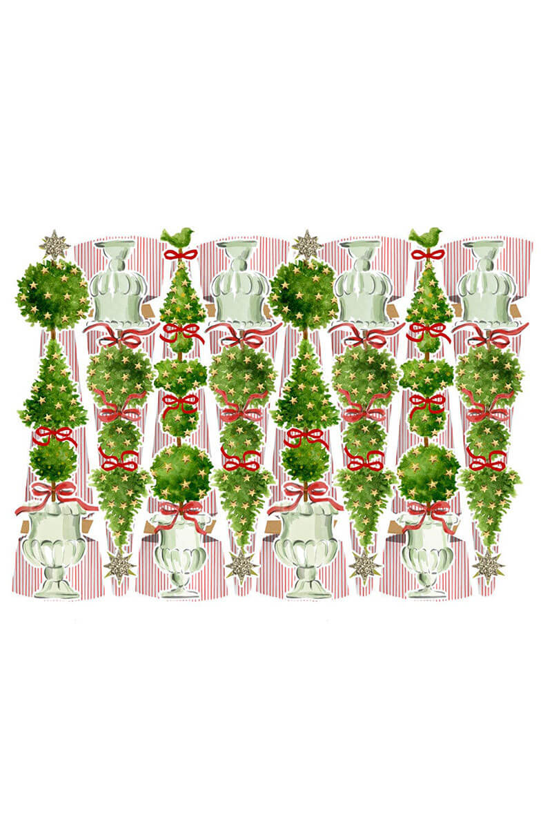 Caspari Eloise Christmas Crackers - Mildred Hoit
