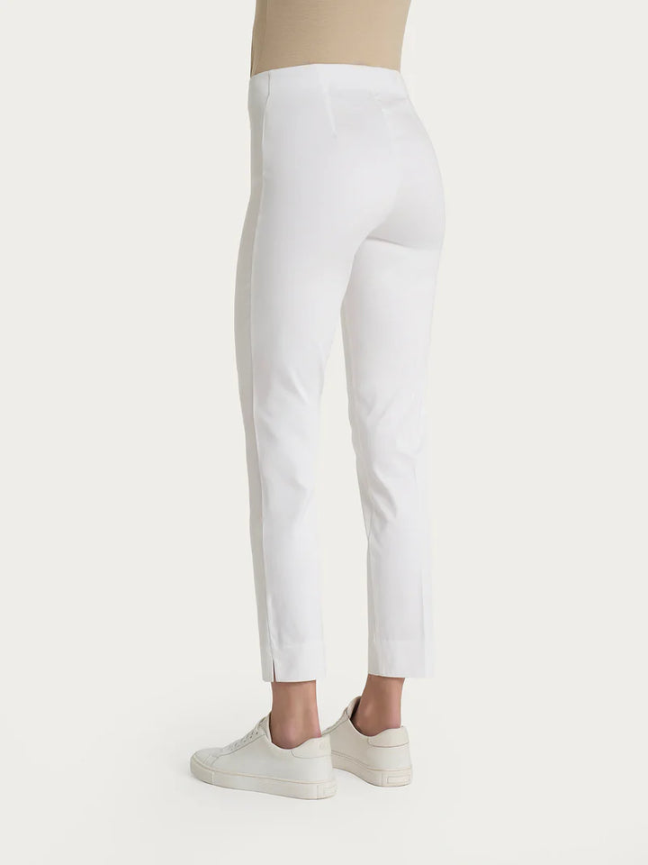 Ragno Crop Pant in Blanco - Mildred Hoit