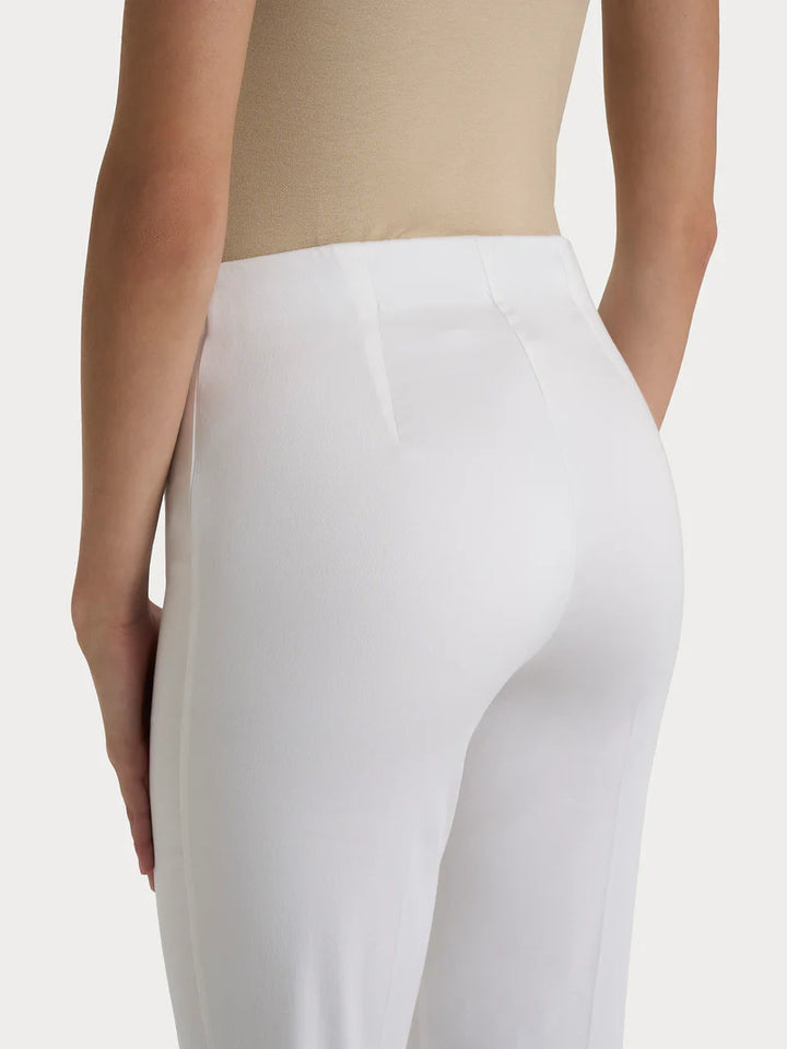 Ragno Crop Pant in Blanco - Mildred Hoit