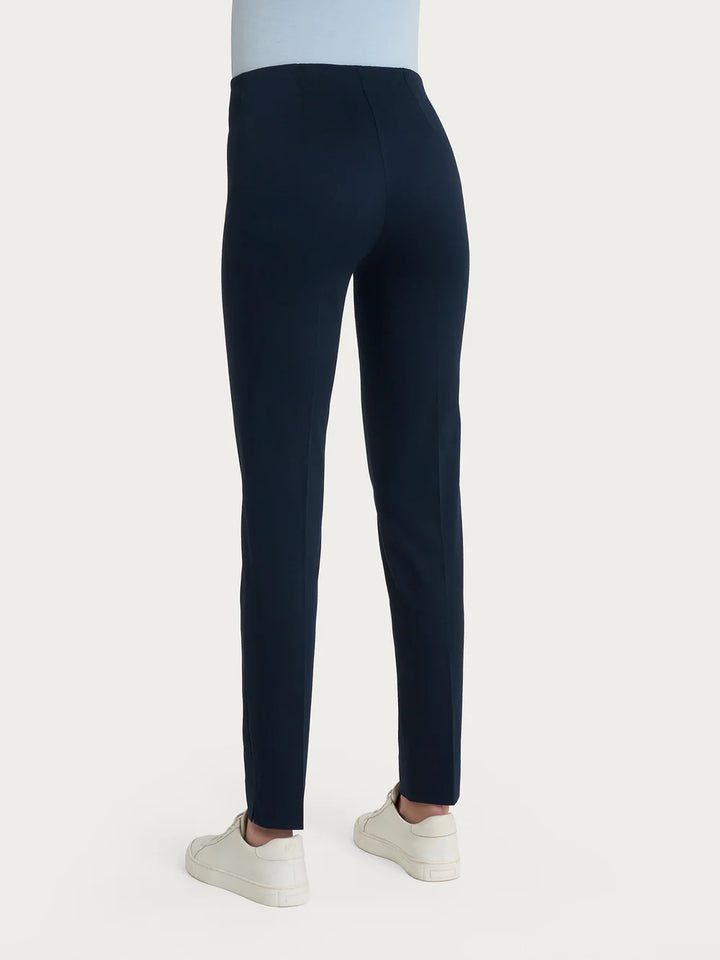 Ragno Slit Cigarette Pant in Bleu - Mildred Hoit