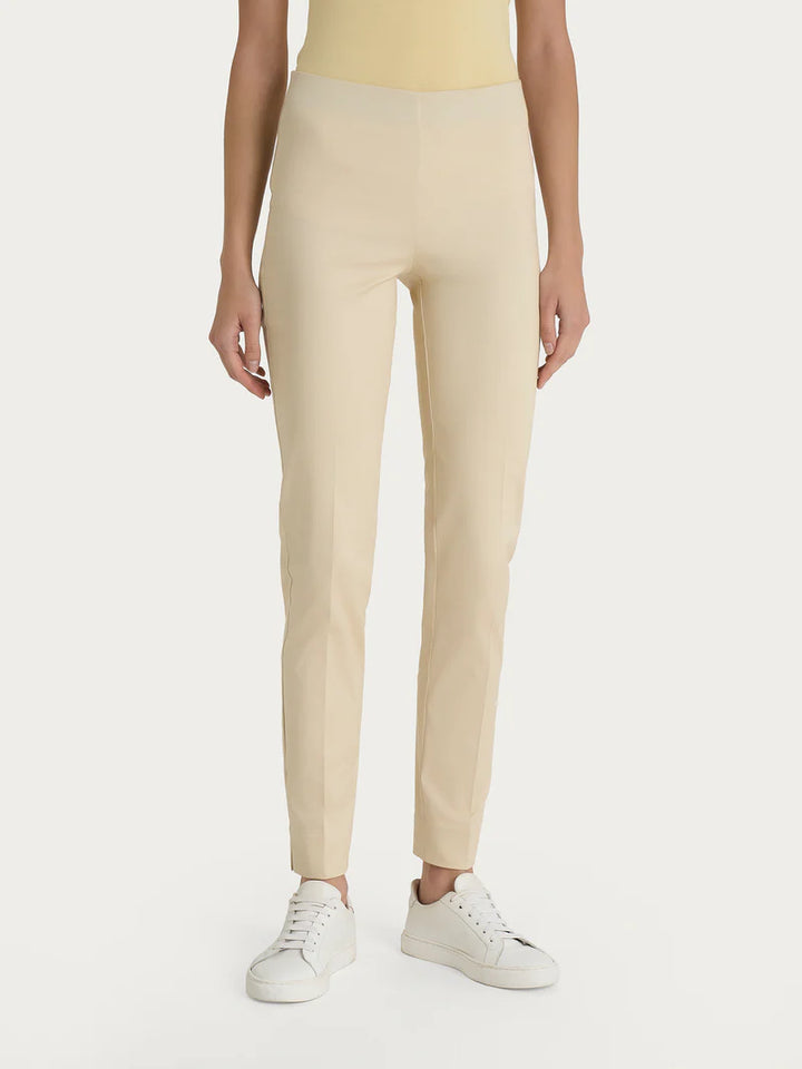 Ragno Slit Cigarette Pant in Wood Ash - Mildred Hoit