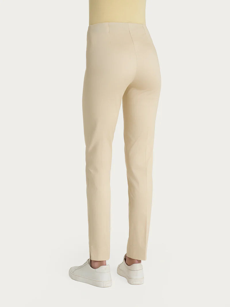 Ragno Slit Cigarette Pant in Wood Ash - Mildred Hoit