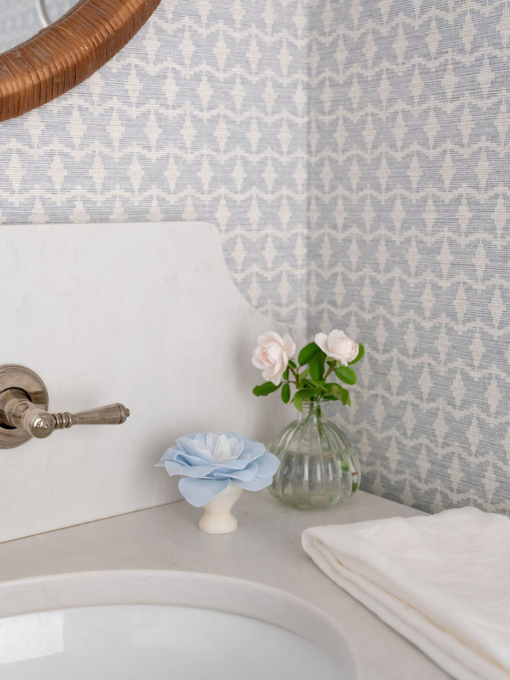 Well With My Soul Petite Soap Flower in Pedestal - Mildred Hoit