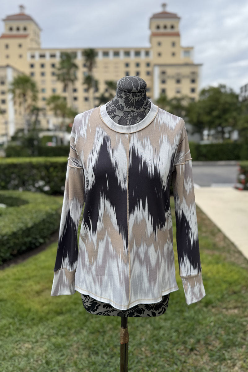 David Cline Desert Crew Neck Shirt available at Mildred Hoit in Palm Beach.