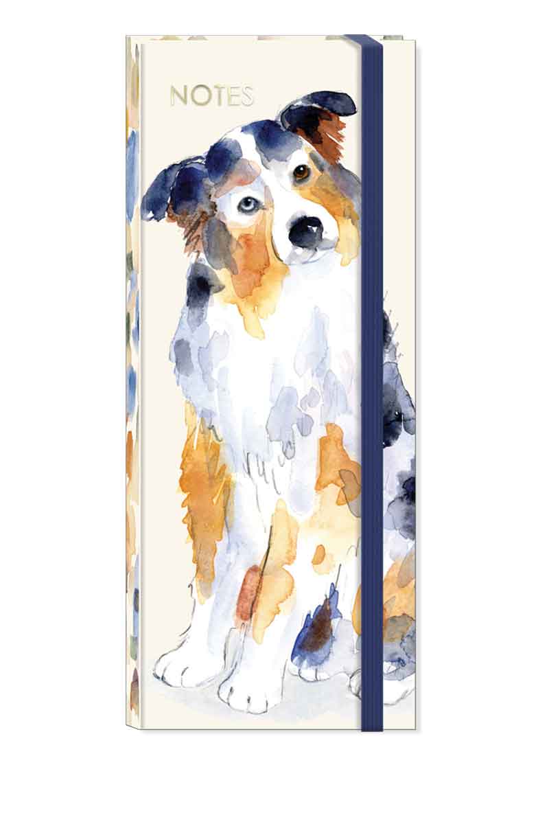 Watercolor Pets Dogs Note-Folio