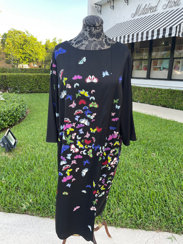 Emmelle Long Butterfly Dress available at Mildred Hoit in palm Beach.