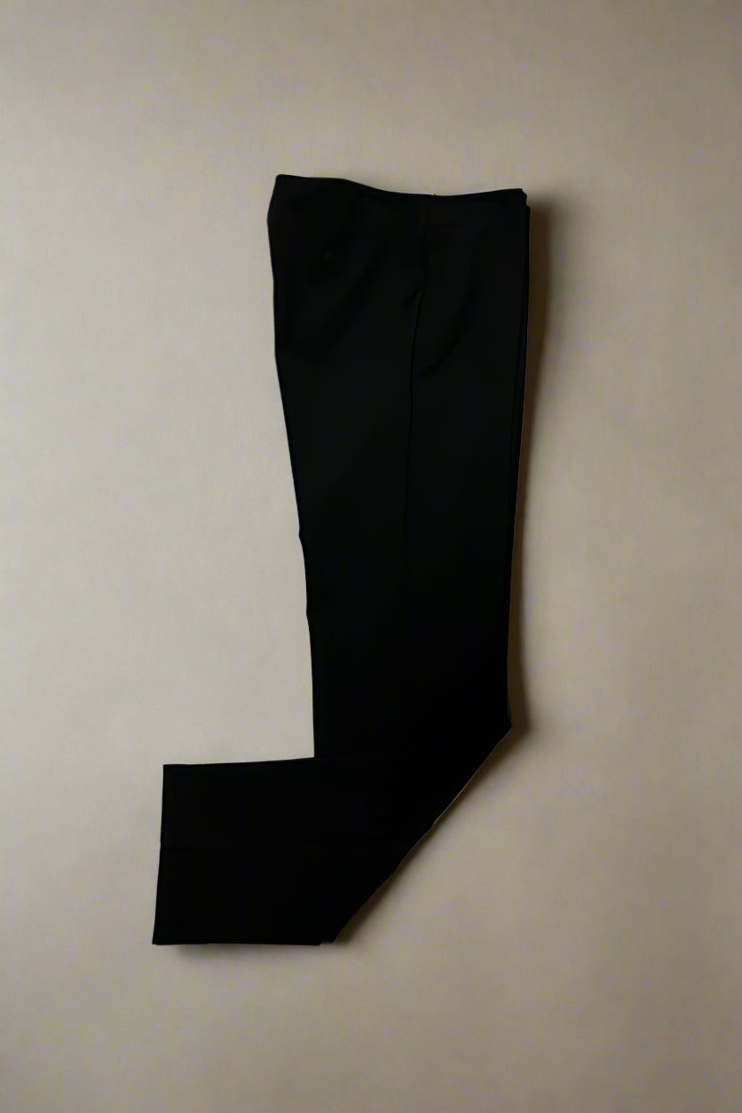 Estelle & Finn Side Zip Ankle Pant in Black - Mildred Hoit