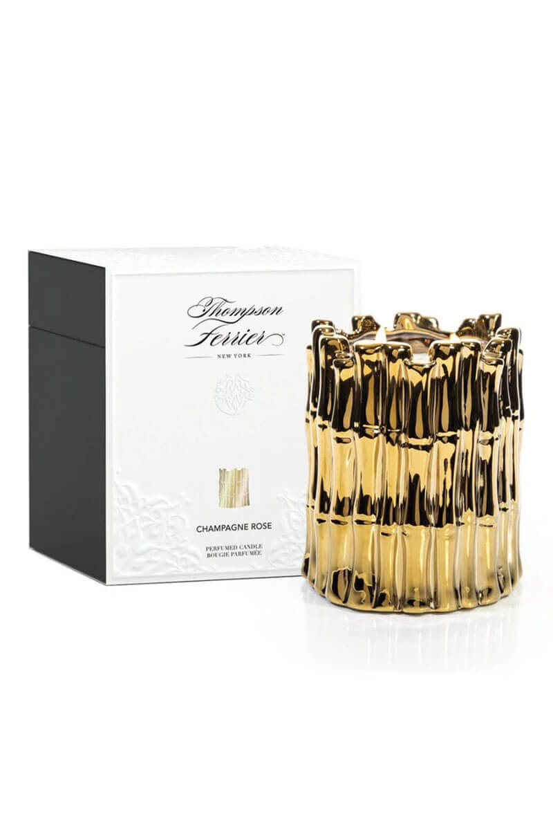 Thompson Ferrier Gold Sagano Candle - Mildred Hoit