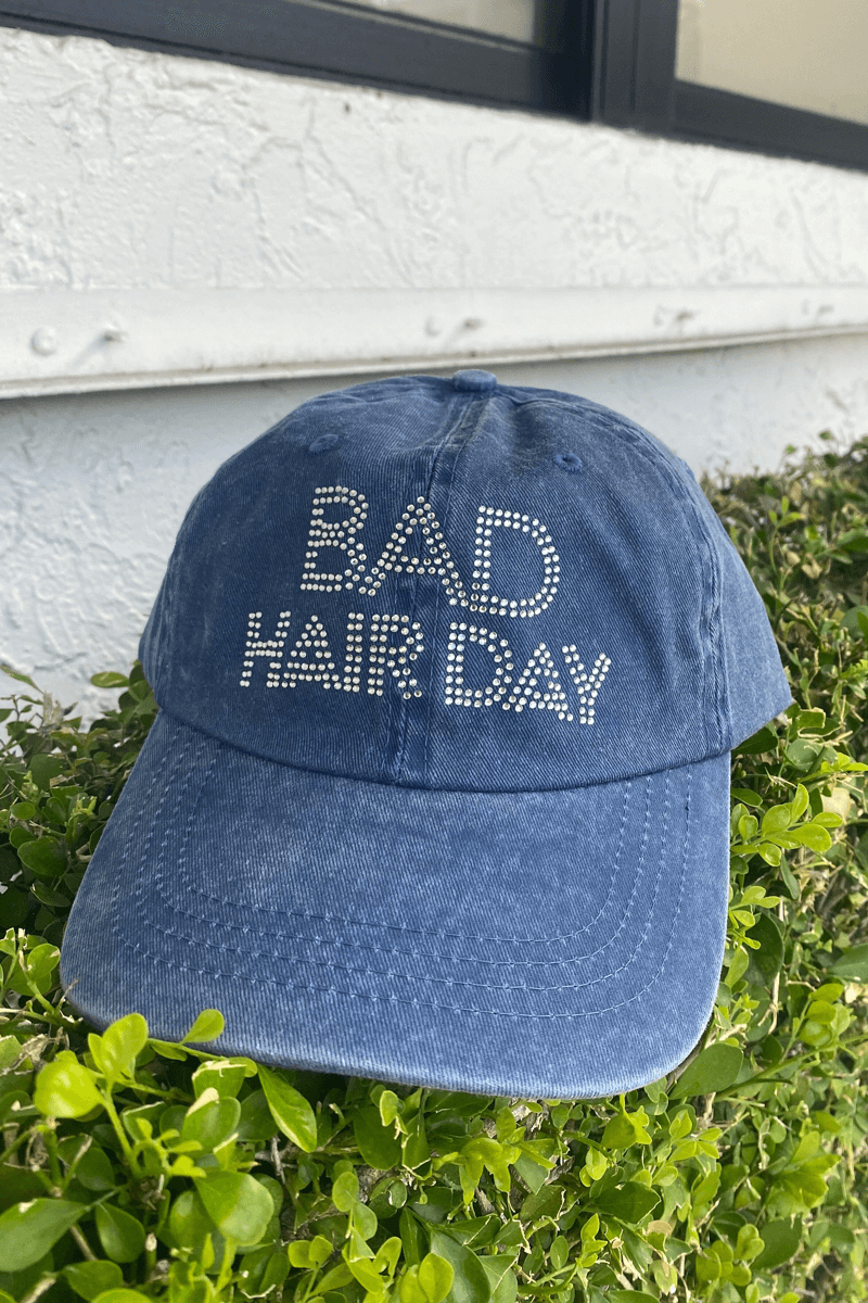 'Bad Hair Day' Denim Hat - Mildred Hoit