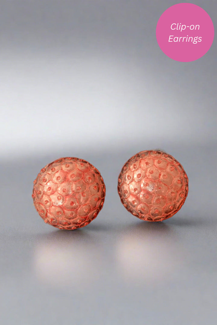 French Charles Large Cabochon Earrings - Mildred Hoit