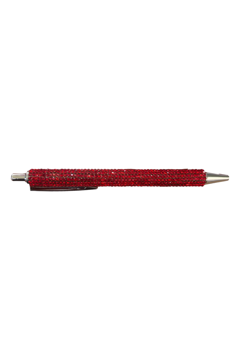 Red Bling Pen - Mildred Hoit