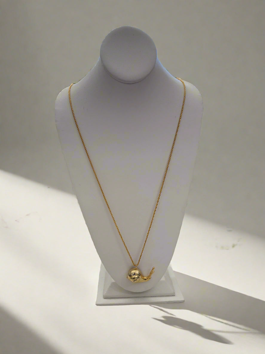 Snail Charm Necklace - Mildred Hoit