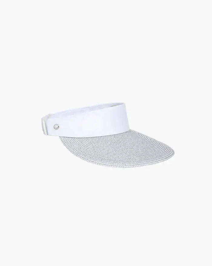 Eric Javits Champ II Visor in Ice | Mildred Hoit display picture 3