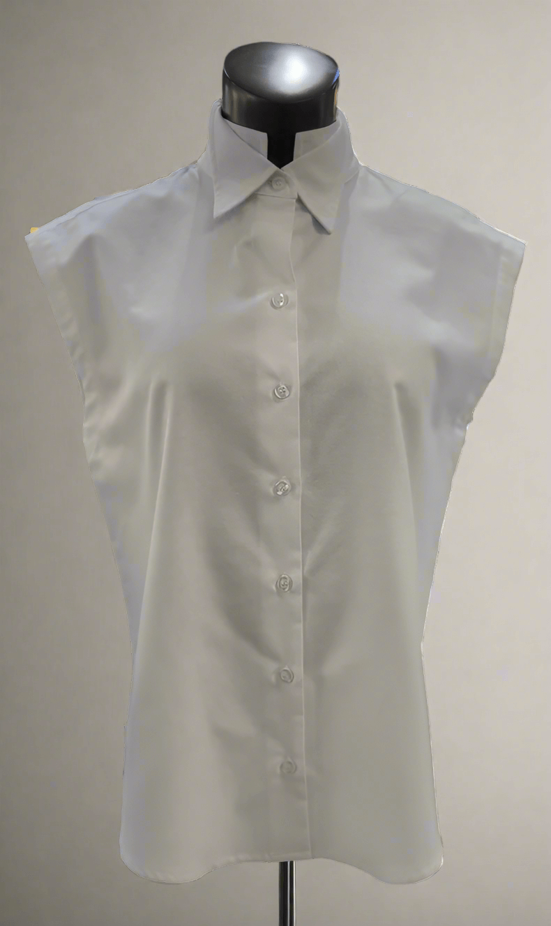 Kal Rieman Candace DC Shirt in White - Mildred Hoit