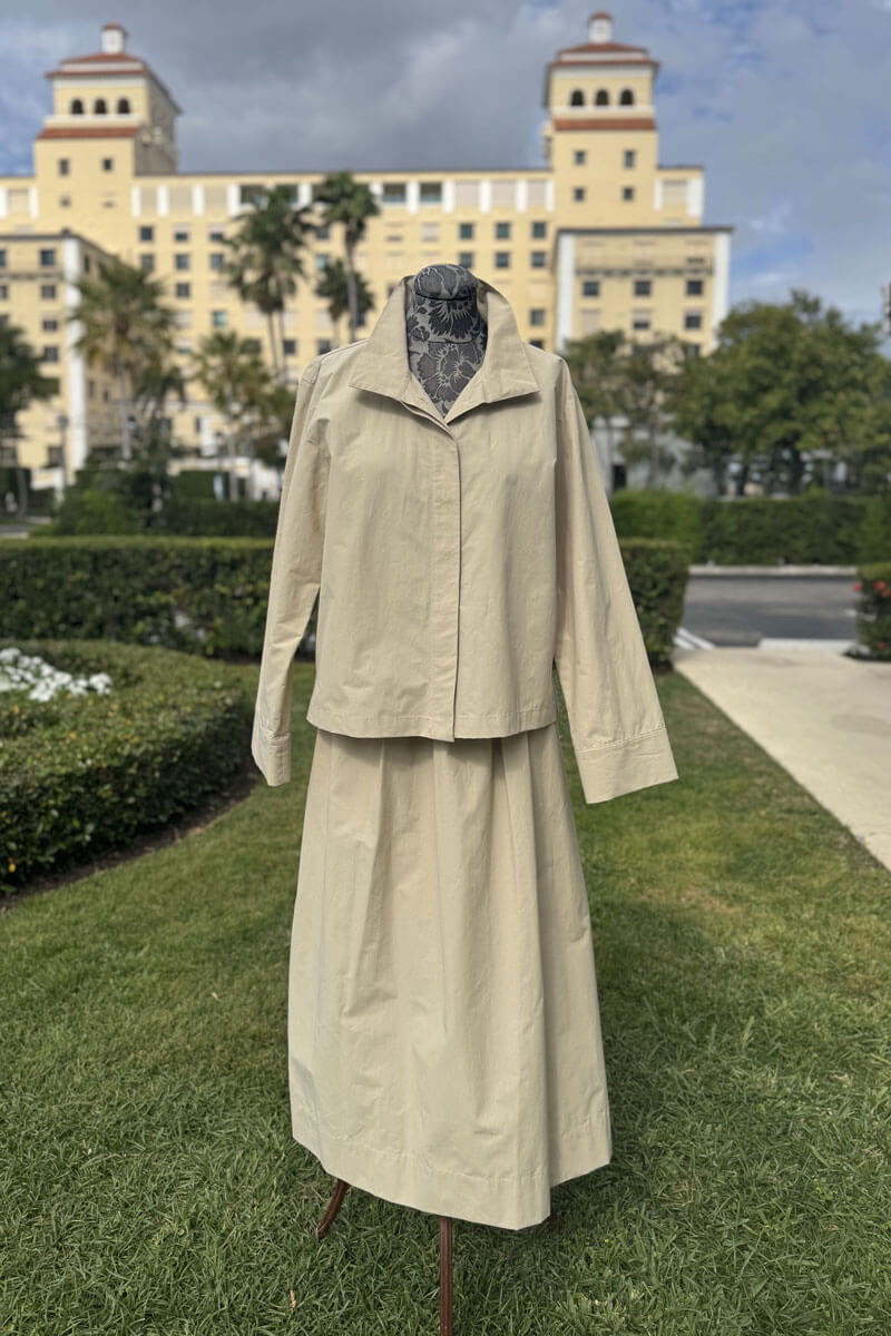 Kal Rieman Sadie Skirt in Sand - Mildred Hoit