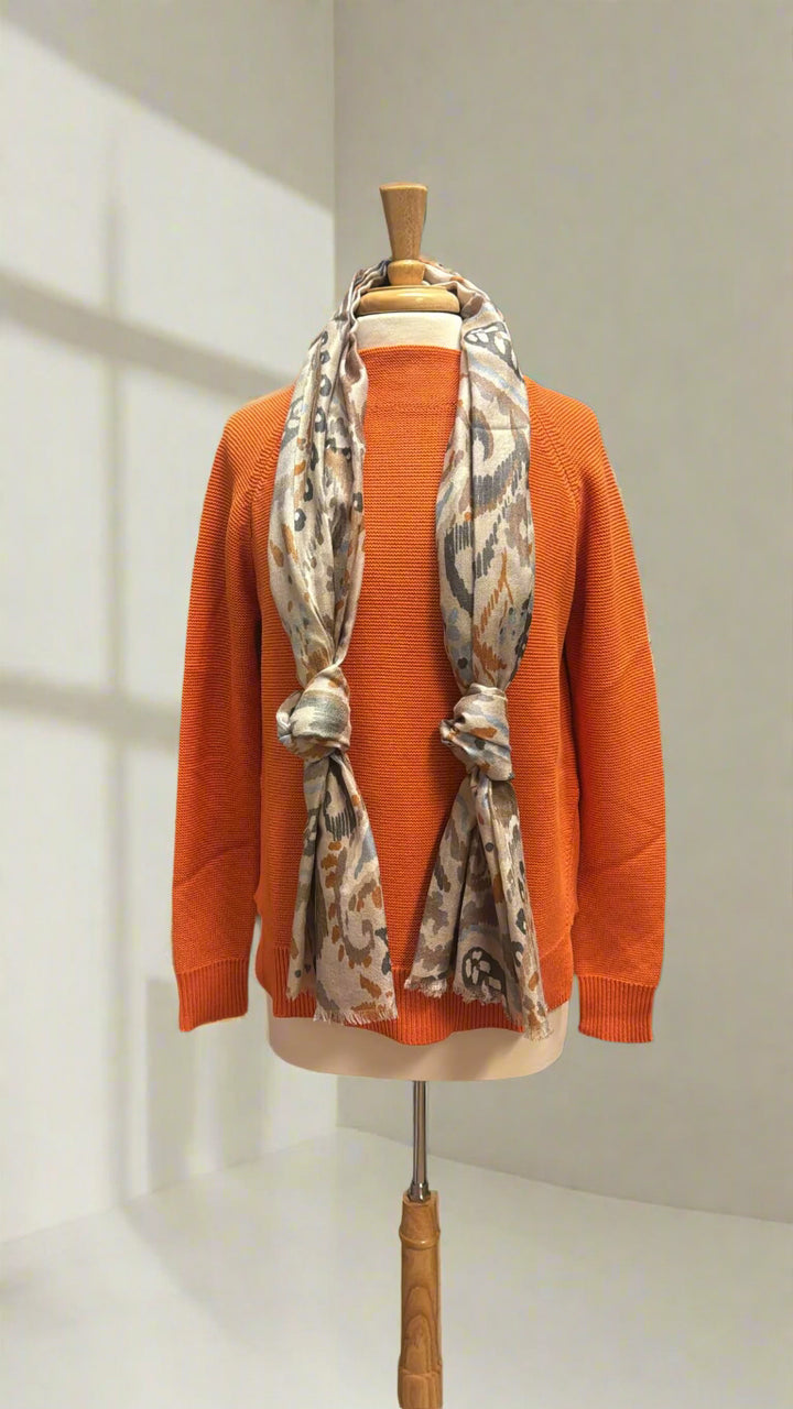 Kinross Soft Cotton Garter Funnel in Flair - Mildred Hoit