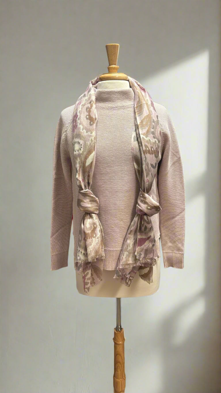 Kinross Soft Cotton Garter Funnel in Ballet - Mildred Hoit