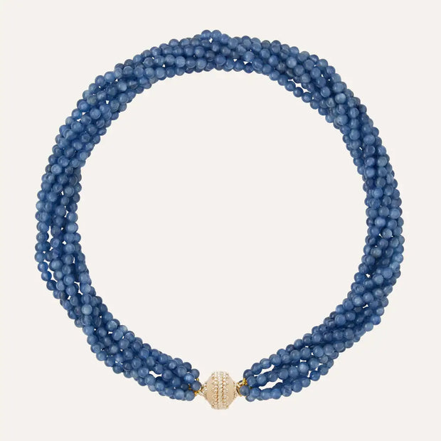 Clara Williams Victoire Kyanite Multi-Strand Necklace available at Mildred Hoit in Palm Beach.