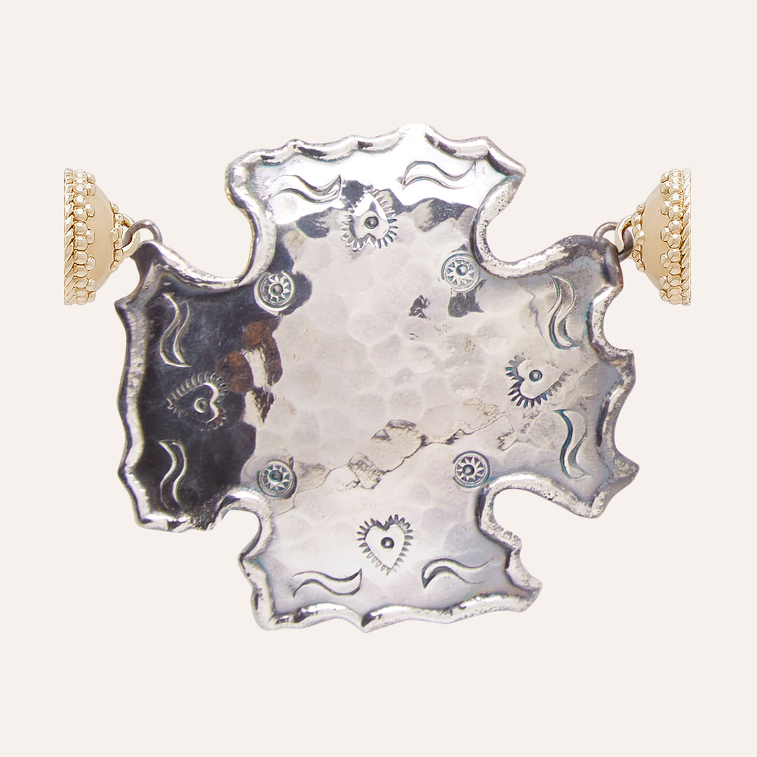 Clara Williams Sterling Silver Cross Centerpiece