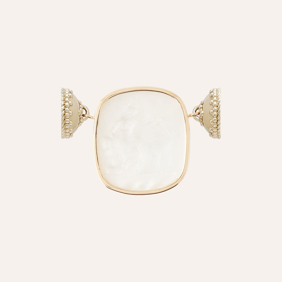 Classic Diana Clear Italian Glass Centerpiece