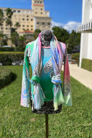 Pashma Colorburst Paisley Sweater and Scarf