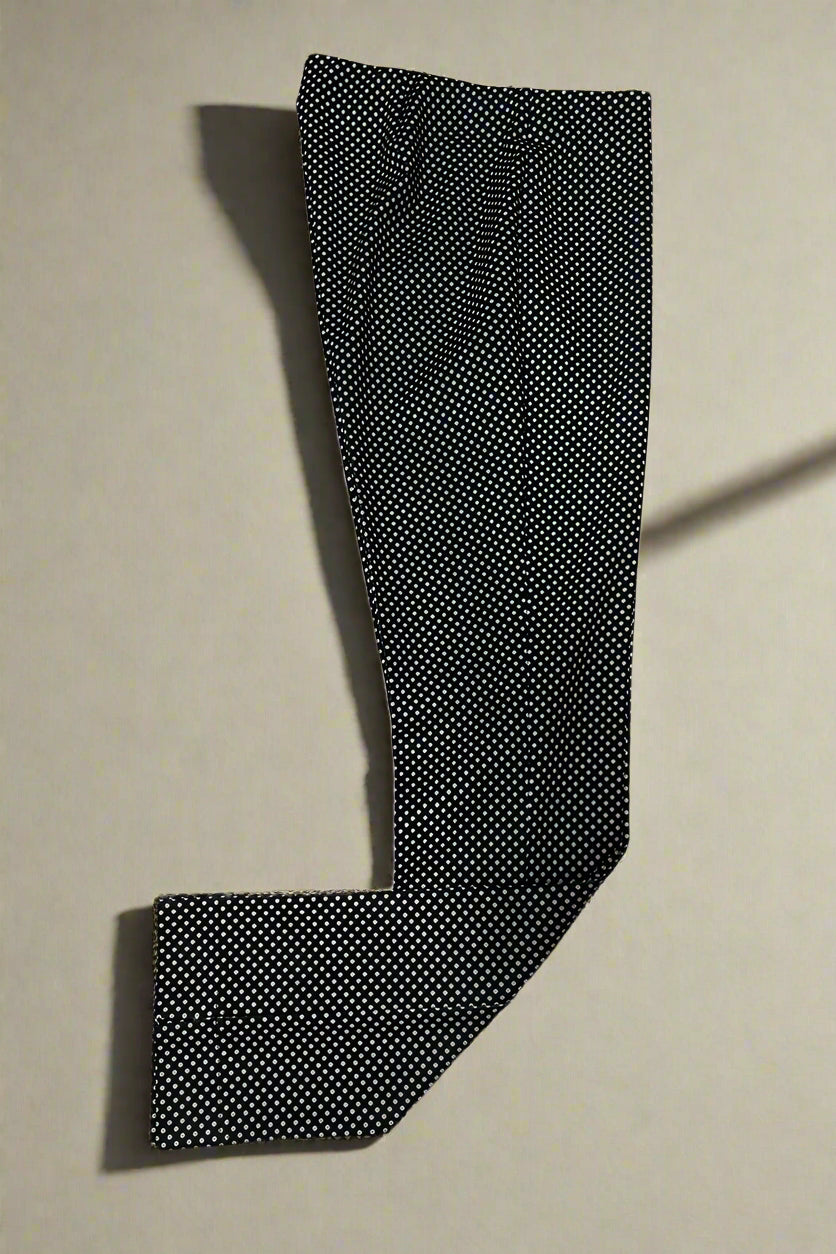 Peace of Cloth Dotted Pant in Black and White - Mildred Hoit